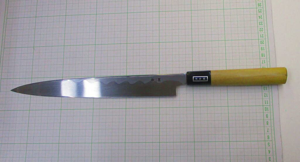 一刀斎虎徹 柳葉 27cm 青鋼 Amazon｜あさがや しんかい 柳刃